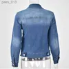 Women's Jackets Cropped Short Denim Coat Long-Sleeve Jeans Autumn And Winter Coat 240305