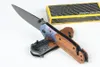 Neues BR X83 Assisted Flipper Klappmesser, 440C Titanbeschichtung, Drop-Point-Klinge aus Holz mit 3D-Stahlkopfgriff, EDC-Taschenmesser mit Einzelhandelsverpackung