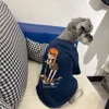 Projektantka ubrania pies marka pieskowa odzież letnia koszule pies miękkie bawełniane ubrania dla zwierząt oddychające i wygodne ubrania dla szczeniaka z skutera dziewczyna wzór s a625