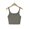 Camis LUNDUNSHIJIA 2023 Summer Women Sexy Sleeveless Crop Tops Fashion Solid Knitting Tank Tops 6 Colors