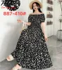 Robe Robes Robe Boho Robe Femmes Maxi Longue Sexy Été Indien Vêtements Bohème Coton Floral Plage Coréenne Mode Style Casual