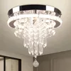 Plafonniers LED moderne lustre en cristal petit luminaire encastré pour couloir entrée hall chambre