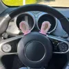 Neue Reizende Kaninchen Ohr Für Rückspiegel Dekor 3D Lustige Katze Hase Ohren Plüsch Aufkleber Auto Dach Dekoration