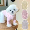 Odzież dla psa miękka bawełniana koszula kot piżama chihuahua Yorkshire Puppy Małe ubrania T-shirt stroj