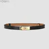 Bälten Luxury Designer Women Thin Waist Belt Fashion All-Match Vintage Midjebredd 1,8 cm midje Dekorativa bälten 240305