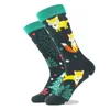 Chaussettes de femmes 2024 Vente de la personnalité d'asymétrie mignonne de haute qualité Fashion Femme Stockages Cartoon Animal Plant Sock