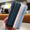 iPhone 15 Plus 14 Pro Max 13 12 11 Hard Acrylic PC Plastic Soft TPU Matteデュアルカラーハイブリッド携帯電話バックカバーのフロストワイヤレス充電マグネットマグネットケース