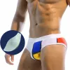 Badmode Sexy Pouch Pad Push Up Zwemslips Heren Homo Zwemkleding Man Zwemkleding Zwembroek Sneldrogend Heren Badpakken Mannelijke Surf Kort