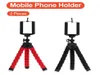 3 col Flexible Tripod Holder For Cell Phone Car Camera Universal Mini Octopus Sponge Stand Bracket Selfie Monopod Mount With Clip 7256376