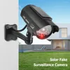 Dummy CCTV-camera Weerbestendige nep-imitatie met knipperend rood LED-licht Cam-diefstalafschrikmiddel voor buiten, binnen