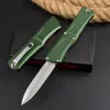 H3401 High End Auto Tactical Knife D2 Stone Wash Blade CNC Aviation Aluminium Handle Outdoor Camping Handing EDC Pocket Knives With Nylon Bag