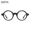 Okulary przeciwsłoneczne DOFTA VINTAGE okrągły anty-blase światło gier Komputerowe okulary Kobiety mężczyzn Mężczyzn Retro Myopia Recepty okulary okulary Ramka 5537