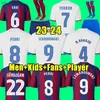 Voetbalshirts PEDRI BARCELONAS Kit ANSU FATI FERRAN RAPHINHA F. DE JONG Gundogan Camiseta De Futbol Voetbalshirt Heren Kids Kits UniformH2435