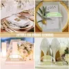 Keychains 10Pcs Clear Acrylic Wedding Place Cards Half Circle Sign Table Numbers Wish Party Birthday Restaurant