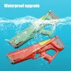 Water Guns For Adult Automatic Electric Gun Children Outdoor Beach Games Pool Summer Toys High Pressure Large Capacity Kid 240220