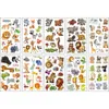 New 20 Sheets Fake Tattoo Stickers Temporary Tattoos Kids Arms DIY Body Art Cartoon Collection Mermaid Unicorn Animals