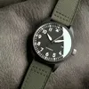 M factory high-quality watch IW326901 watch black ceramic case dark green braided strap sapphire glass mirror 32110 automatic mechanical movement 41MM