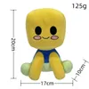 2024 Blox Buddies Peluche Cartoon Girl Nero con Cappello Giallo Decorativo Doll Home Room Regali per Bambini