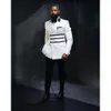 2024 Blazer Sets Plaid Fashion Peak Lapel Wedding Prom Dress Double Breasted Men Suits Groom Party Tuxedo 2 Pieces Set