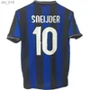 Maillots de football 2011 maillots de football rétro inter final J.ZANETTI Vieira Stankovic Maicon Motta ETOO SNEIJDER MILITO chemise de football classique vintageH240306