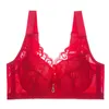 Bras Woman's Fashion Lace Sexy Pure Colours Zebranie odchudzania Elastyczne luźno wygodne bez stalowego pierścienia cienką bieliznę