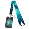 Porte-clés Douze Constellations Anime Lanière Porte-Badge Carte D'identité Lanières Corde De Téléphone Portable Clé Sangles De Cou Porte-clés Anneau