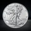 Aigle ailé de 40mm, pièce de monnaie en argent, aigle américain 2024 2023, Statue de la liberté, pièce de monnaie, croix d'aigle océan