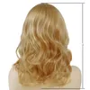 Perruques de cheveux synthétiques blonde perruque longue bouclée pour les femmes mode naturelle coiffure maman cosplay costume Halloween fête 240306