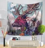 Wall Hanging Tapestry Animal Heads Print Blanket Beach Towel Wall Decorative Carpet for Living Room Art Wall Tapestries Tiger Elep1150784