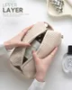 Cosmetic Bags Double Layer Makeup Bag Large Capacity Women Portable Travel Toiletry Organizer Multi-function Beauty Storage Case