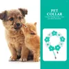 Colliers pour animaux de compagnie, bandanas décoratifs pour petits chiens, fleurs créatives, fil de Festival pour chiot, chaîne de cou réglable