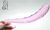 Pink Pyrex Glass Dildo Artificial Penis Crystal Fake Anal Plug Prostate Massager Masturbator Sexleksaker för vuxna homosexuella kvinnor Män 17306854224