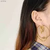 Stud 2024 Stud Earrings Women Gold Ear Designer Diomand Fashion Orecchini Letters Earring Wedding Party Gift Embossed Flower Vine Pattern 23021301CZ 240306