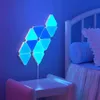 ウォールランプLED Triangular Quantum Lamp RGB Wall Lampスマートピックアップリズムバックグラウンドライトベッドサイドナイトライトオフィスの装飾