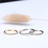TIGRADE 2 мм женское кольцо с кубическим цирконием, юбилейное свадебное обручальное кольцо, размер от 3 до 13, Bagues pour femme 240219