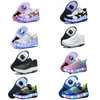 Children's violent walking shoes, boys and girls, adult explosive walking shoes, double wheeled flying shoes, lace shoes, and wheeled shoes, roller skates 37