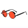 2024 new vintage round frame sunglasses fashion show without makeup glasses trend street sunglasses