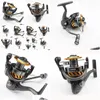 Baitcasting Reels Kawa Spinning Reel Alliage Alluminum Poignée gauche et droite échange de haute qualité 6 1 roulement de pêche Drop Deliv Dh3Cs