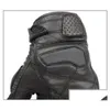 Motorradhandschuhe Duhan Motorrad Lederhandschuhe Männlich Fl Finger Offroad Racing Kohlefaser Motorrad Fallschutz M L Drop Delive Dh07R