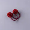 Haaraccessoires Kinderen Touw Zijden Bloem Kleine Bal Ring Prinses Hoofd Baby Hoofdtooi