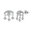 Karloch – boucles d'oreilles en argent Sterling S925, ensemble Unique d'oeil du diable avec diamant léger, Design polyvalent de luxe pour fille