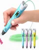 Stylo de dessin 3D bricolage stylo d'imprimante 3D Filament ABS 175mm Arts stylo d'impression 3D LCD cadeau éducatif pour enfants conception peinture Drawing3710454