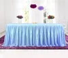2018 New Tulle Tutu Table Skirt Tableware Cloth For Party Wedding Banquet Home Decoration Wedding Table Skirting 3 Colors9452761