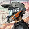 Motorcykelhjälmar Ljus off-road nedförsbacke Racing Full Face Helmet Dot Godkänd kors