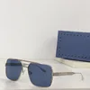 Солнцезащитные очки квадратной формы нового модного дизайна 1512S с металлической оправой, простой и популярный стиль, универсальные уличные защитные очки UV400