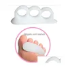 Foot Treatment 1Pair Sile Gel Hammer Toe Separator Correction Straightener Orthopedic Metatarsal Rings Feet Care Shoes Cushion Pads8 Dhv0W