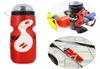 WholePortable 650ML MTB Road Bike Bicycle Riding Water Drink Bottle With Holder Cage Bracket Outdoor Sports Bicycle Accessori7721442