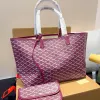 Goyarf Bag Designer Bag Mode Handtasche Tasche Brieftasche Leder Goyatd Tasche Schulter mit Goyar Großkapazität Verbund einkaufen Luxurys 4774