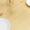 Юбка для стола 180x120 см, золотистая, серебряная, с блестками, полиэстеровая скатерть, блестящая ткань, чехол для свадебного украшения, вечерние, банкетные, товары для дома
