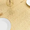 Table Skirt 180x120cm Gold Silver Sequin Polyester Tablecloth Glitter Cloth Cover For Wedding Decoration Party Banquet Home Supplies